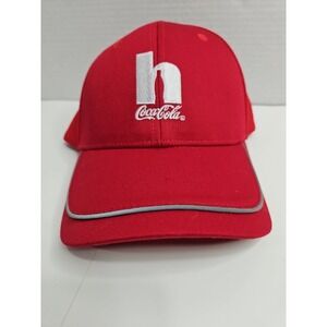 Coke Hat,Coca Cola Red Cap Embroidered Adjustable Houston Aramark Baseball